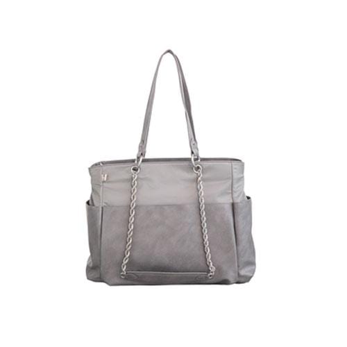 Premium Gray Diaper Bag for Moms - Spacious, Stylish & Waterproof Baby Essentials Organizer - Perfect for Travel, Daycare & On-the-Go Parenting