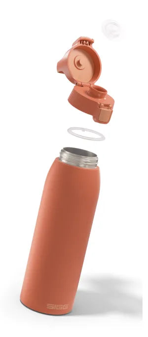 SIGG Shield Therm One 1.0L Eco Red Insulated Water Bottle - Keeps Drinks Hot/Cold for Hours - Perfect for Hiking, Gym & Outdoor Adventures