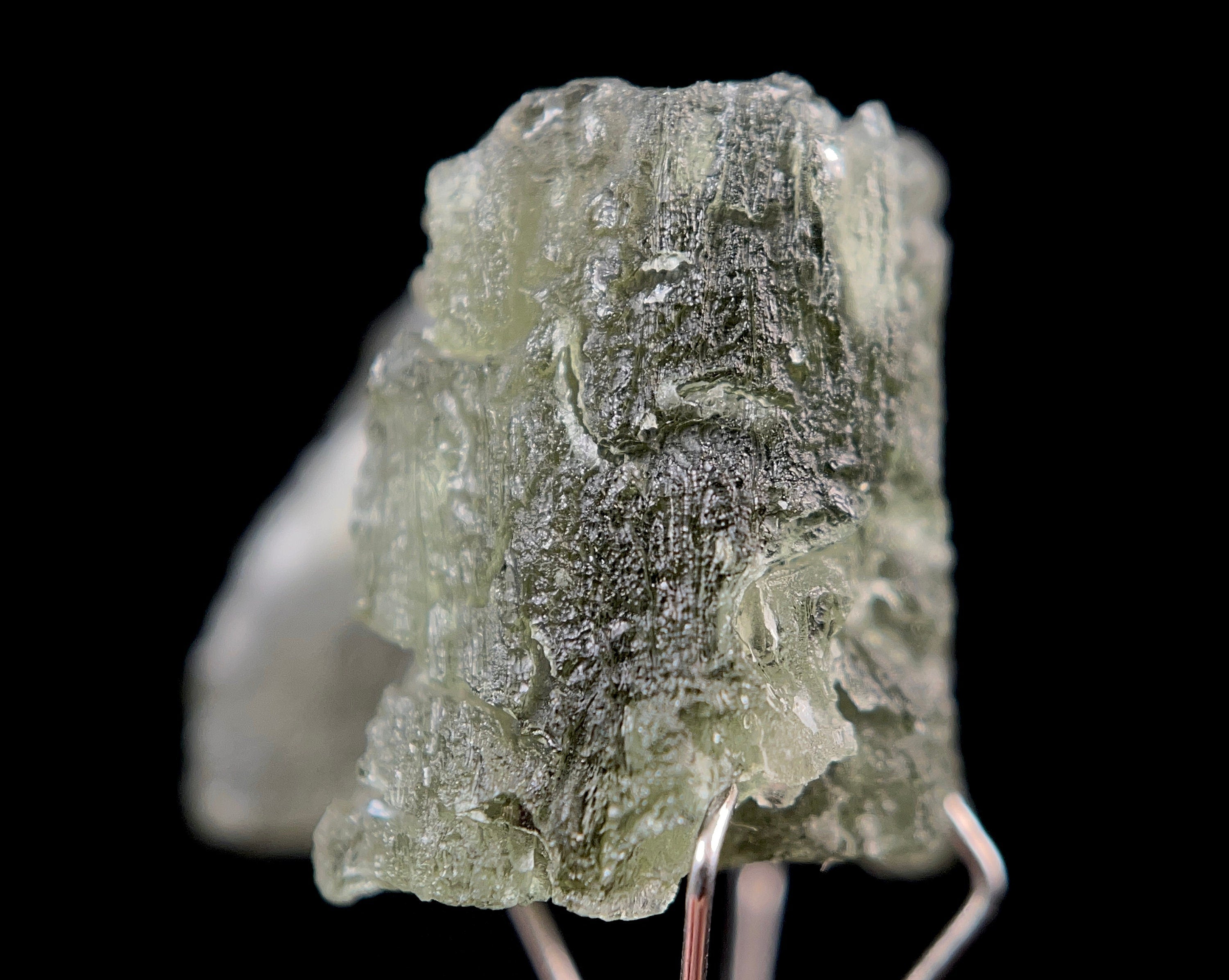 2.7g Raw Moldavite Crystal - Genuine Natural Moldavite Stone for Jewelry Making & Energy Healing | 51503 | Perfect for Meditation, Spiritual Gifts & Crystal Collections