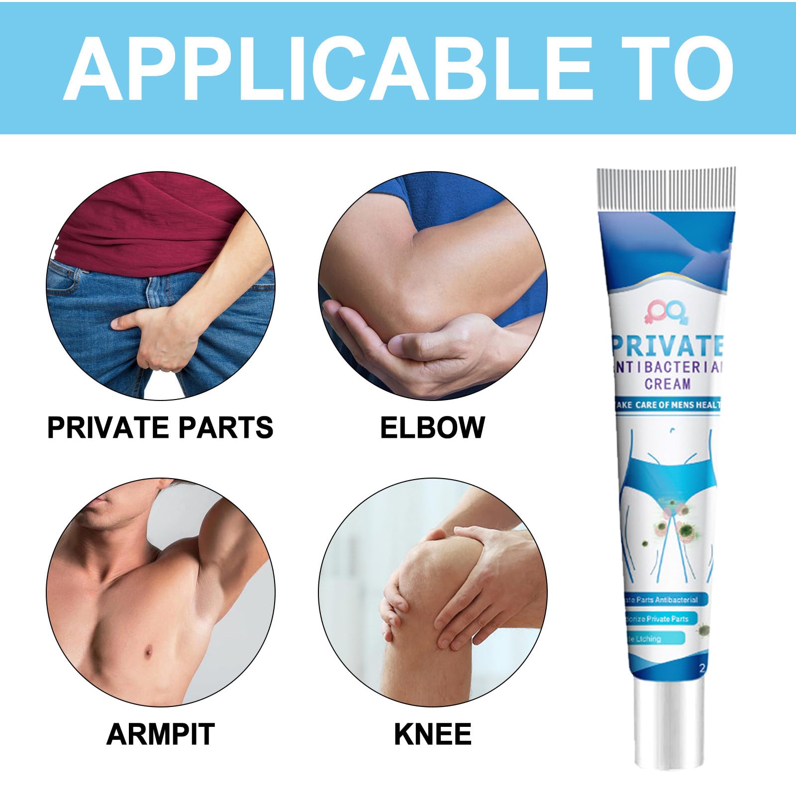Anti Itch Cream for Men & Women - Fast Itching Relief Treatment for Private Areas & Skin Irritation - 20g Soothing Antipruritic Ointment - Perfect for Eczema, Rashes & Bug Bites