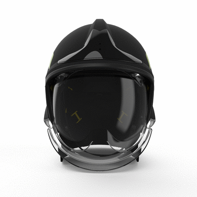 CAIRNS XF1 Modern Firefighter Helmet - Black Matte Finish | Lightweight & Durable Fire Safety Gear for Professional Firefighters & First Responders | Ideal for Emergency Rescue, Firefighting & Hazardous Environments