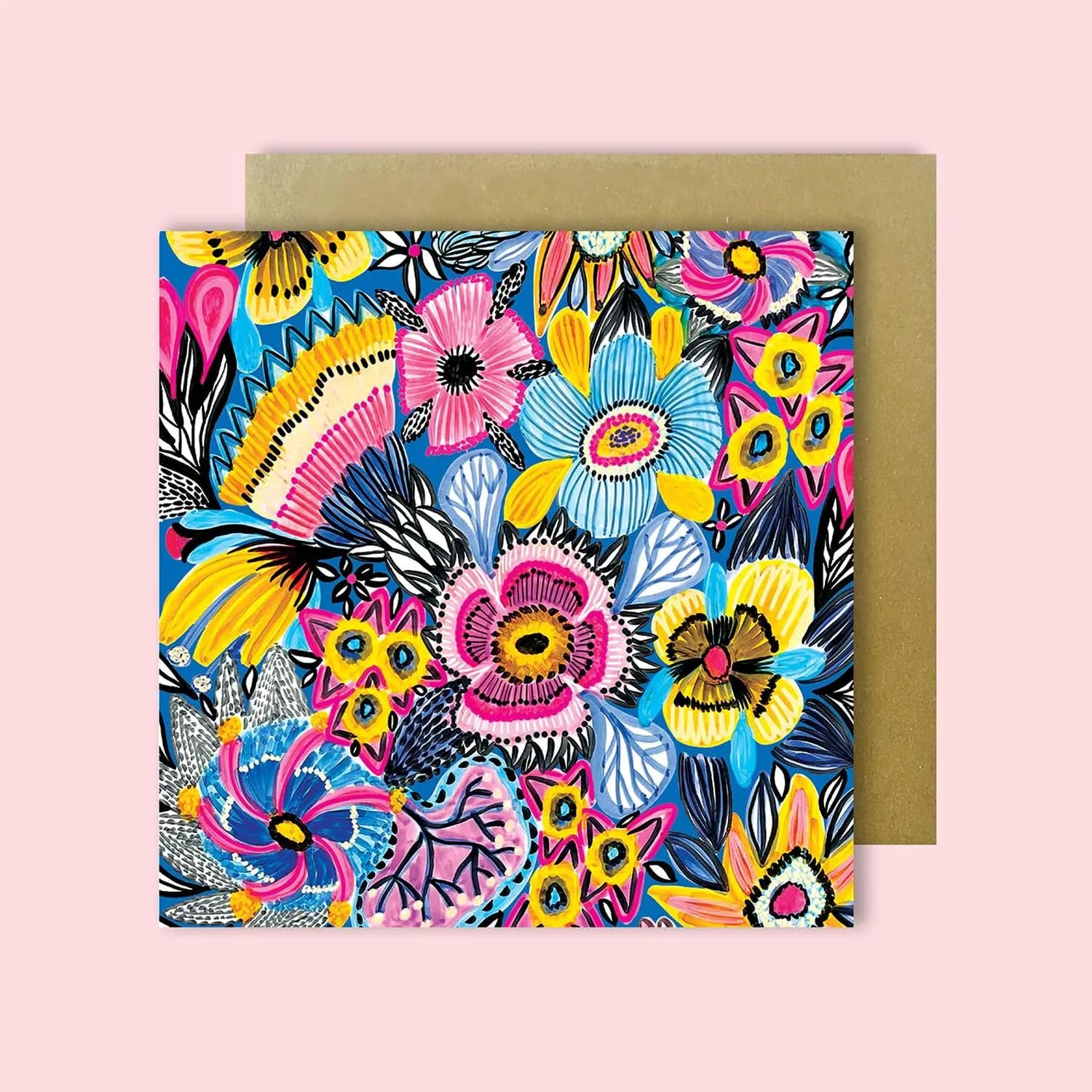 Rosa Botanica Set of 4 Australian Greeting Cards | Floral Botanical Design | Perfect for Birthdays, Thank You, and Special Occasions