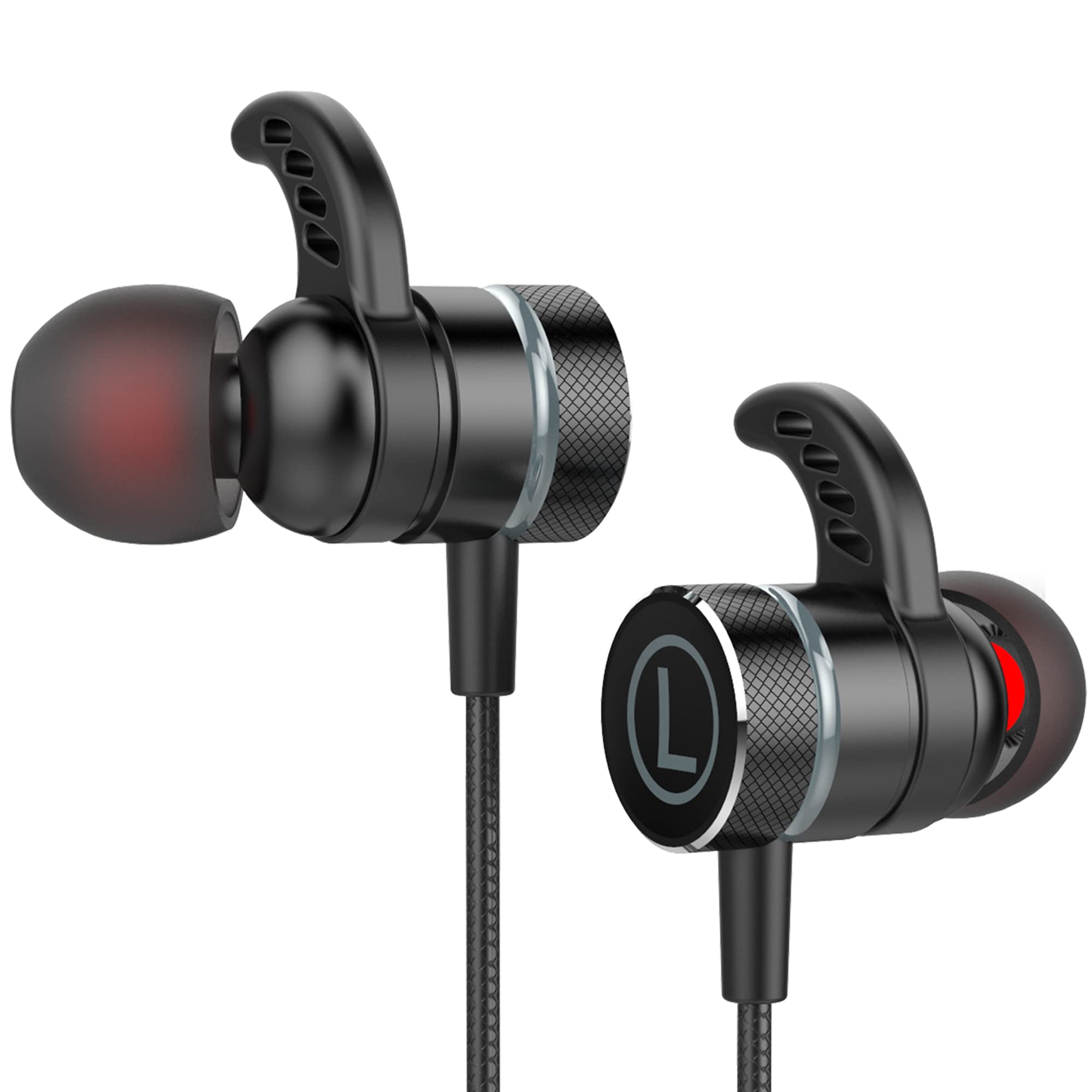 SoundMaster Pro V1 Gaming Headphones - Dual Audio Driver Earbuds with In-Line Mic, Volume Control & Mute Button - Compatible with Xbox Series X/S, PS5, PS4, Nintendo Switch & PC (3.5mm Jack, Black) - Perfect for Competitive Gaming, Streaming & Online Meetings