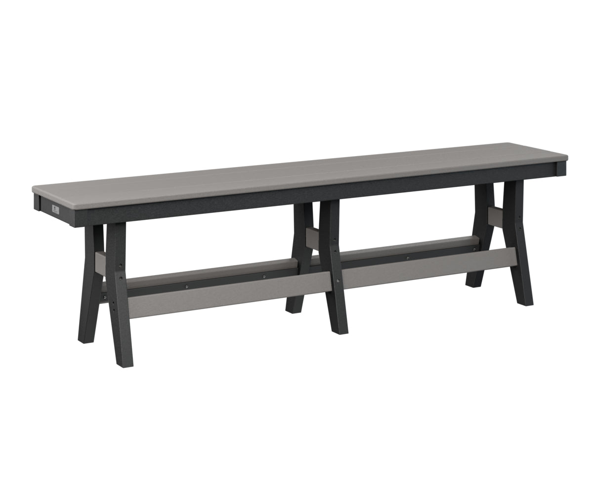 Berlin Gardens Harbor 66 Counter Height Dining Bench - Outdoor Bar Stool for Patio, Deck & Garden Use