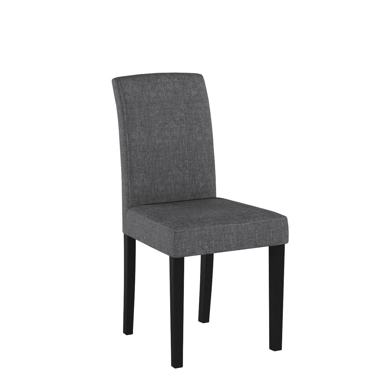 Set of 6 Mid Century Modern Fabric Upholstered Dining Chairs - Comfortable Living Room & Kitchen Seating for Home & Restaurant Use
