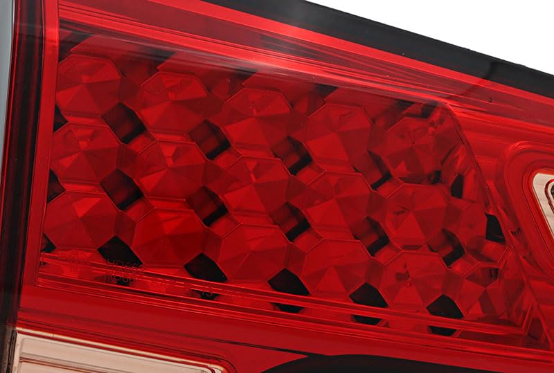 Honda HRV Inner Tail Lights Lamps Set for 2016 2017 2018 Models - Driver & Passenger Side Replacement - Enhance Visibility & Safety for Night Driving