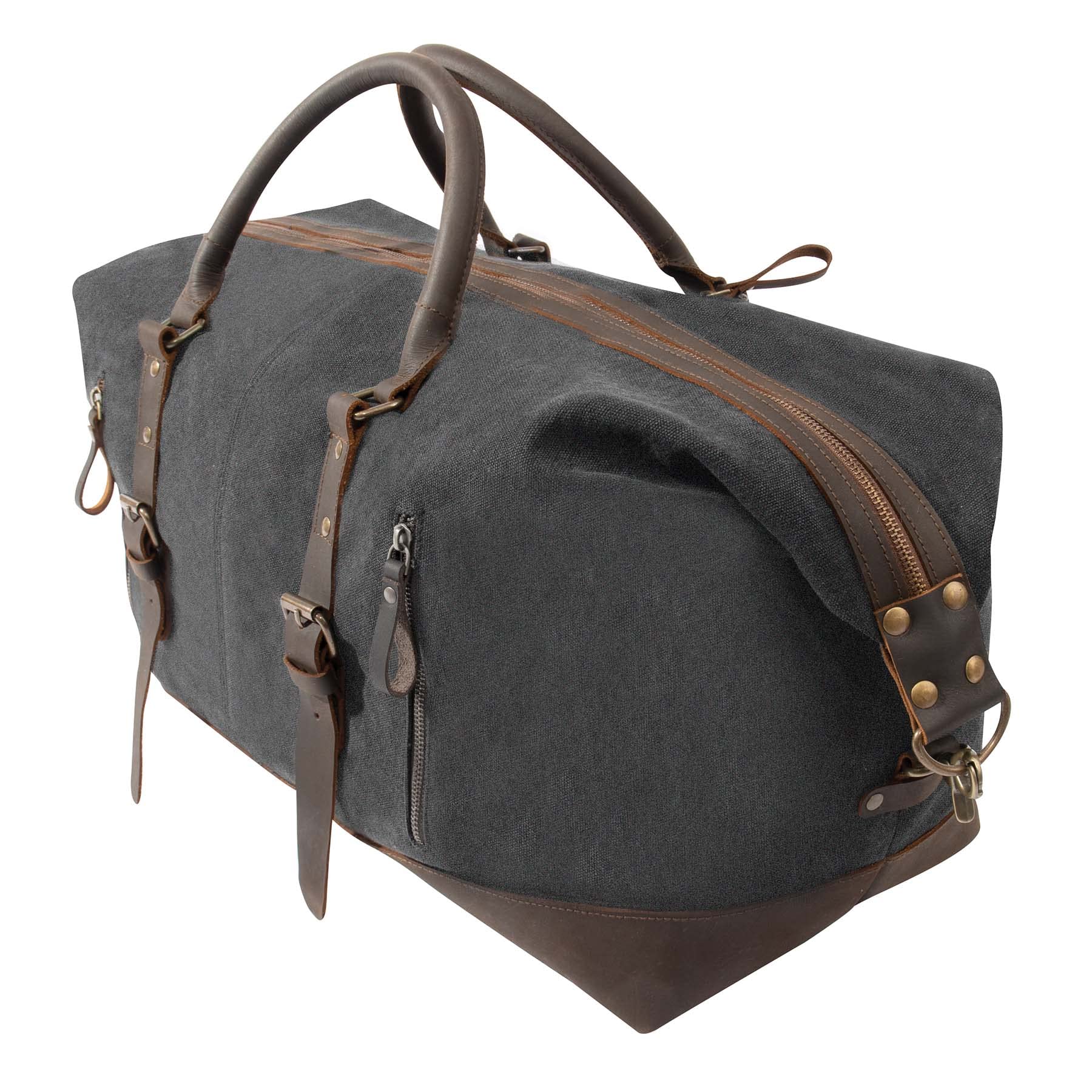 Rothco Canvas Medic Bag - Durable Crossbody Shoulder Bag with Leather Straps for Outdoor, Hiking & Everyday Use
