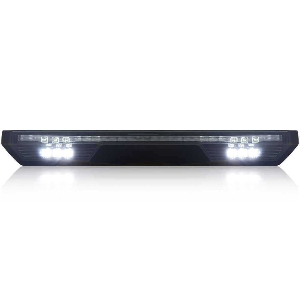 GMC Sierra & Chevy Silverado 1500 2019-2025 (4th Gen) LED Third Brake Light Kit with Smoked Lens - High Visibility Safety Upgrade for Night Driving & Towing