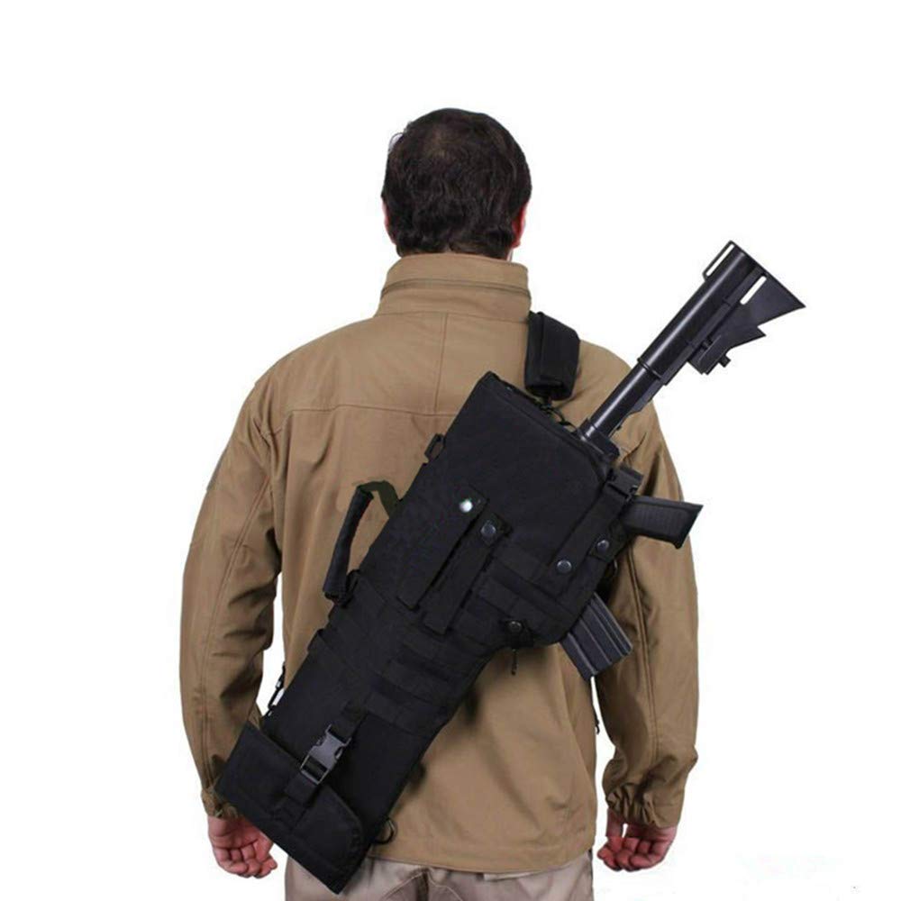 HWZ 1000D Oxford Nylon Tactical Gun Case - Portable Rifle Bag for Hunting, Shooting Range & Outdoor Adventures | Durable Firearm Storage & Transport Solution