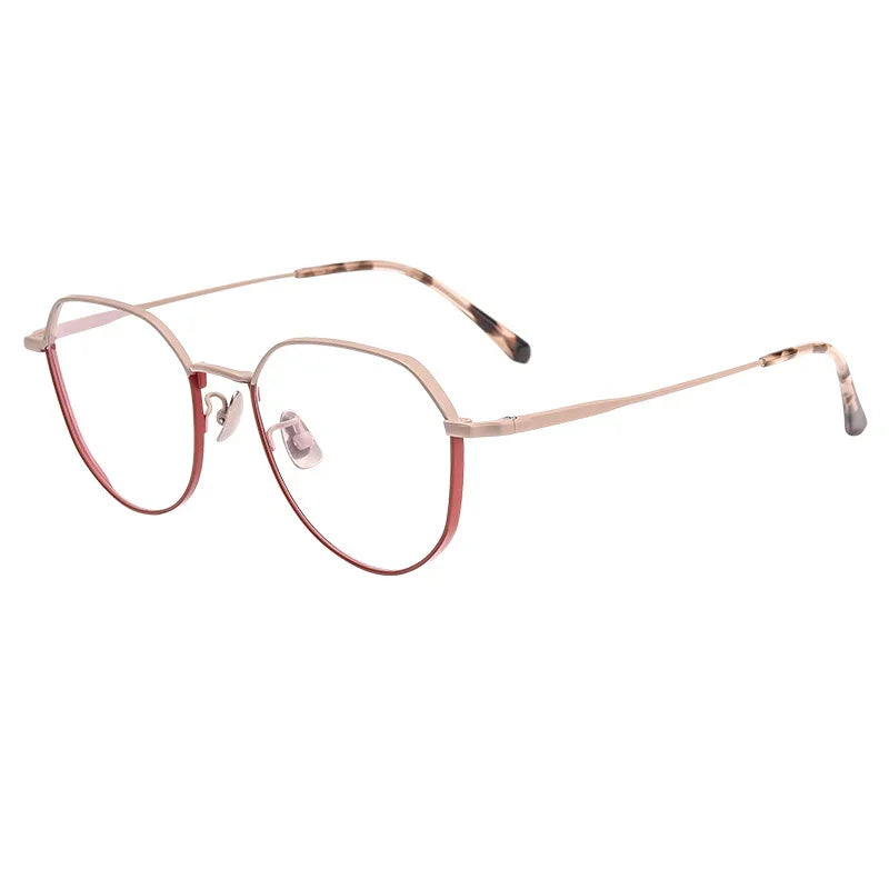 Aror Unisex Full Rim Flat Top Square Titanium Eyeglasses 205149 - Lightweight & Durable Frame for Reading, Work & Fashion (Available in Multiple Colors)