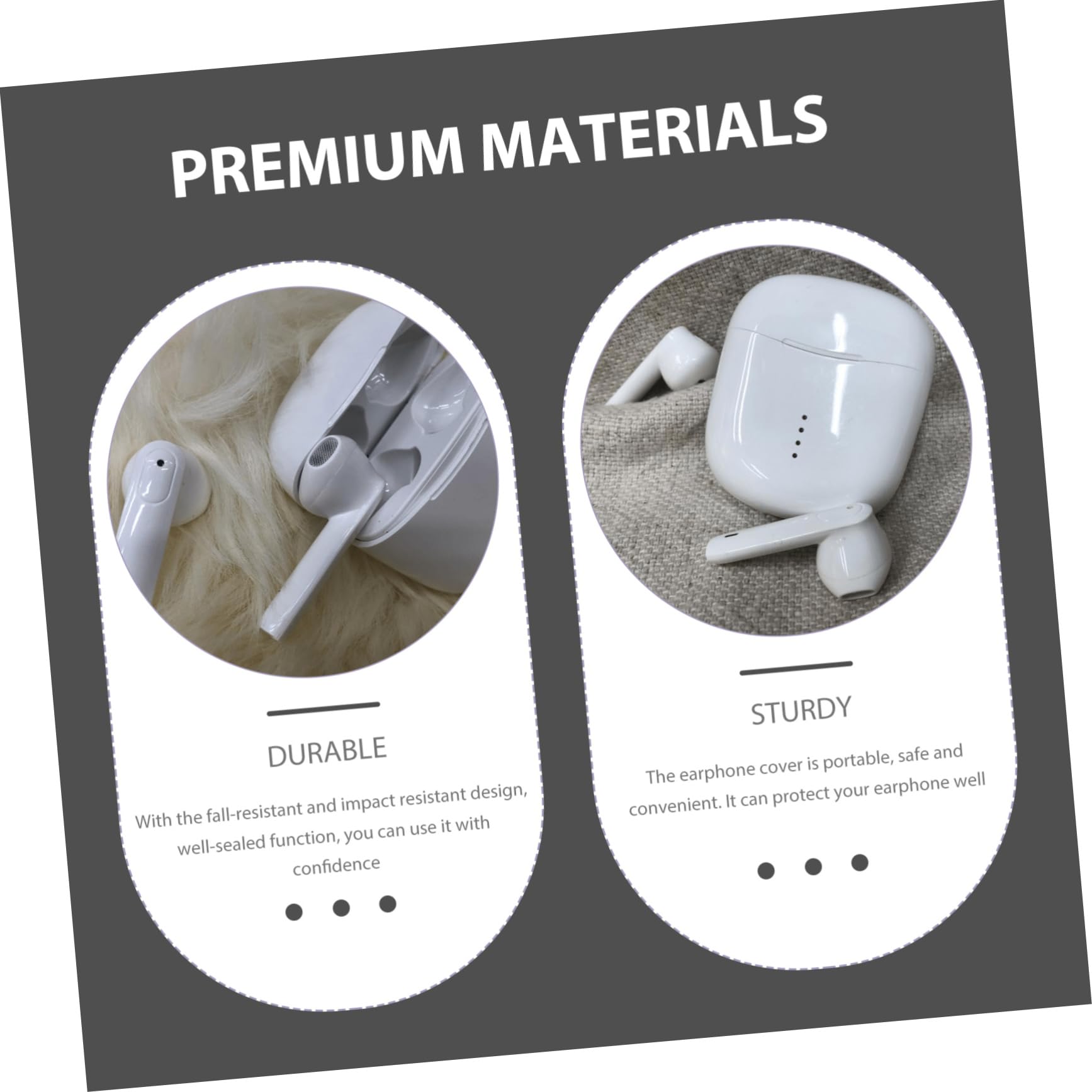 HEMOTON 8-Piece Wireless Earbud Tips Set - Compatible with Samsung Galaxy Buds, AirPods Pro, Noise Cancelling Earphone Accessories - Perfect for Travel, Workout, and Daily Use