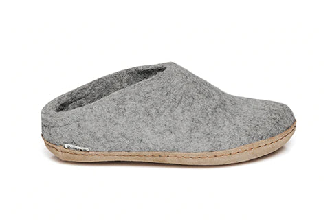Glerups Wool Felt Slip-On Slippers for Men & Women - Comfortable Indoor/Outdoor House Shoes for Cozy Home & Office Wear