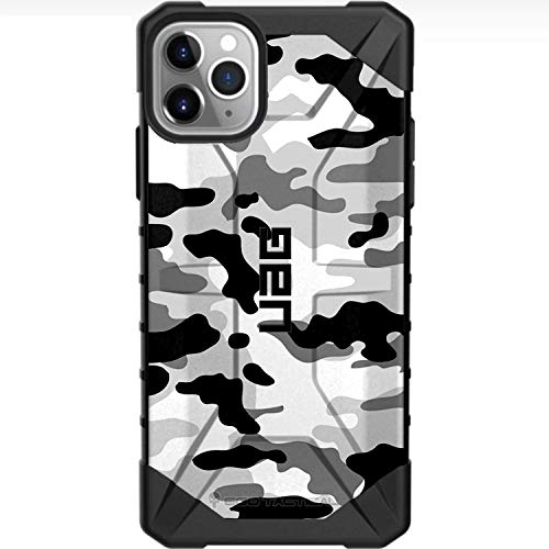 White Black Grey Snow Camo