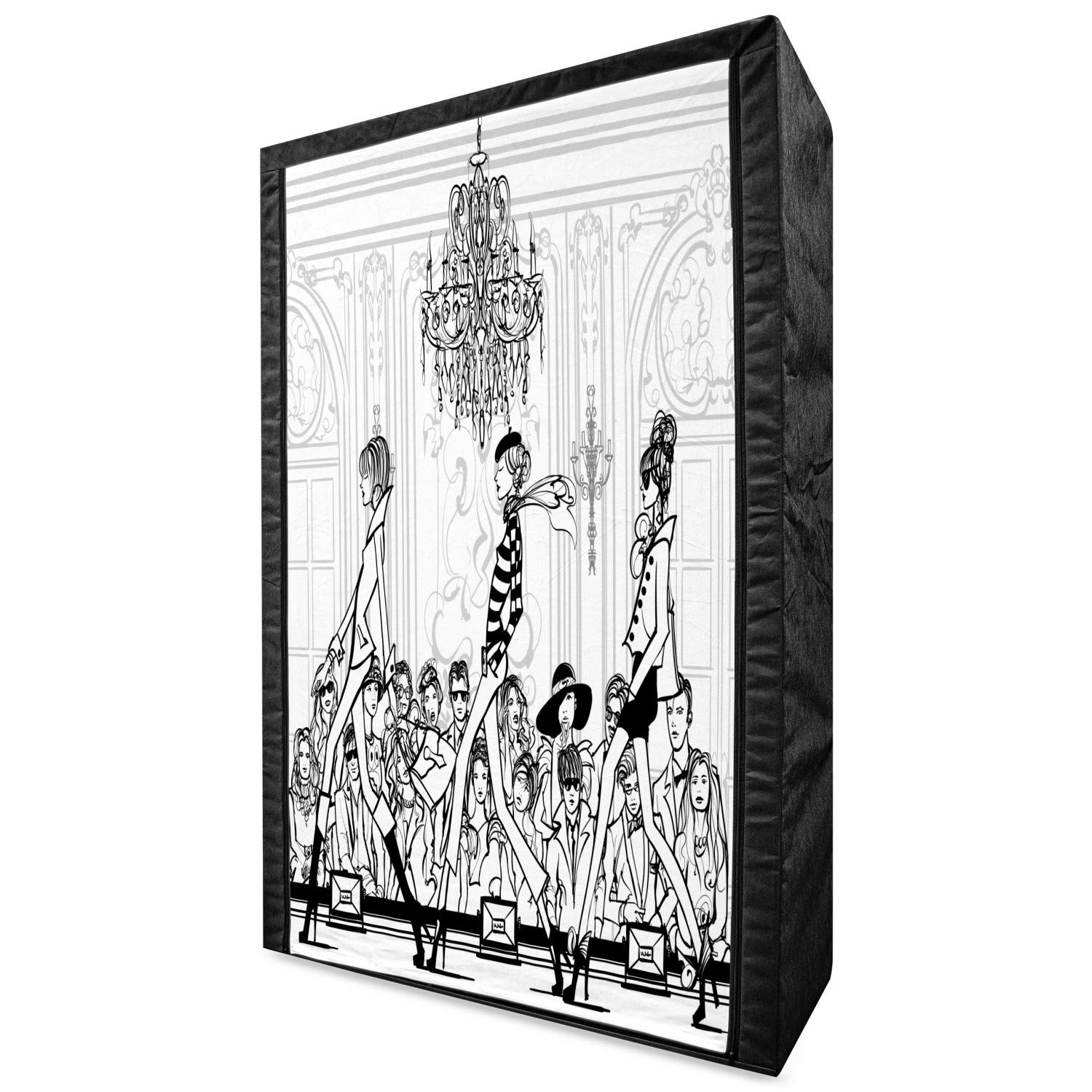 Ambesonne Fashion Portable Fabric Wardrobe - 42.5