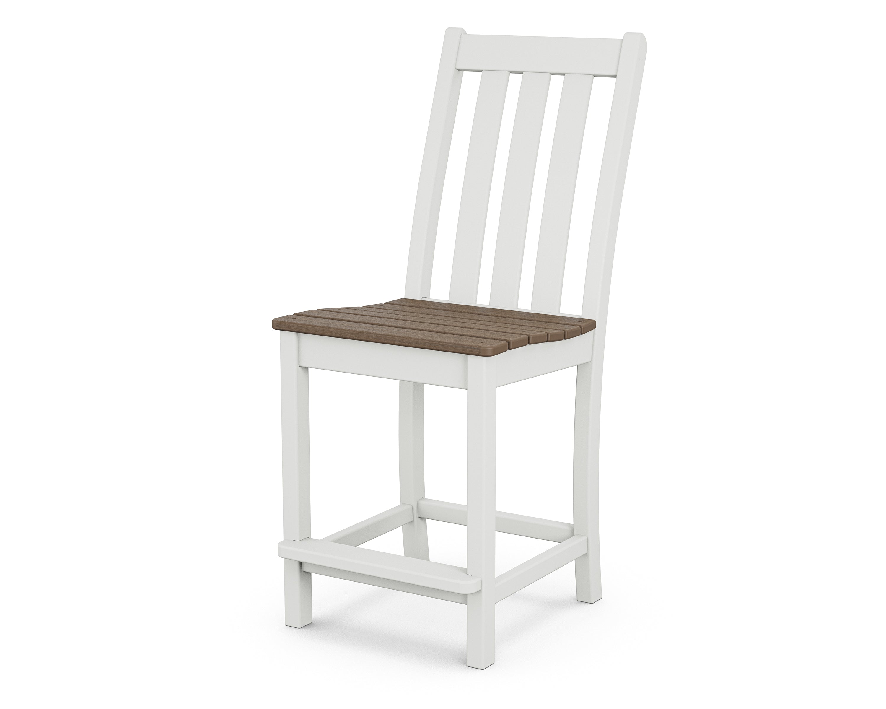 POLYWOOD Vineyard Counter Height Chair - Durable Outdoor Bar Stool for Patio, Deck, or Kitchen - Weather-Resistant & Easy to Clean - Perfect for Entertaining or Relaxing