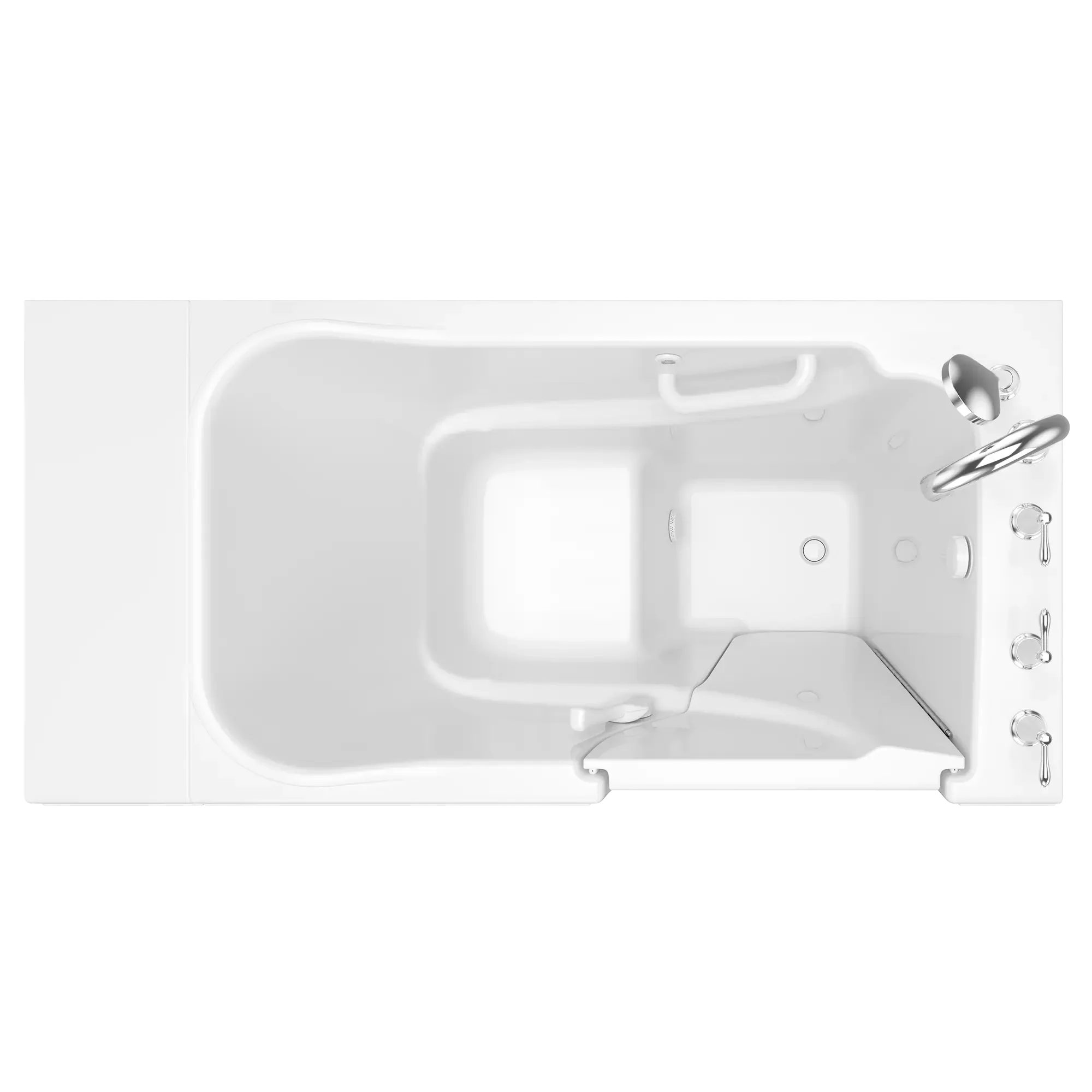 30x52 Inch Gelcoat Value Series Walk-In Soaking Bathtub with Right Hand Door & Drain - Perfect for Elderly & Mobility-Friendly Bathrooms