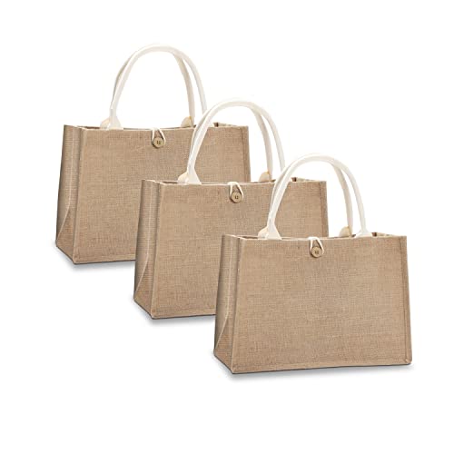 Brown With Button Pack of 3