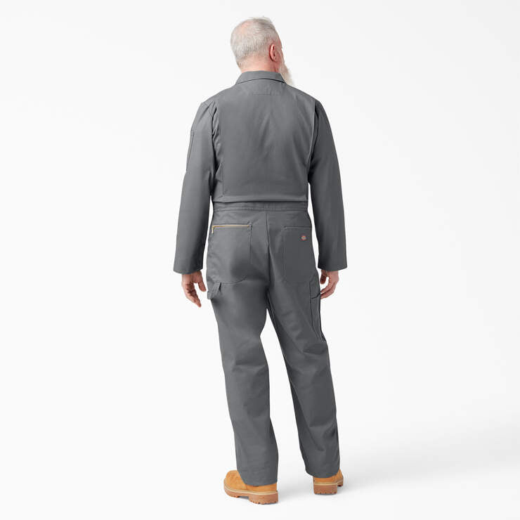 Dickies Men's Deluxe Blended Long Sleeve Coveralls - Durable Work Jumpsuit for Mechanics, Painters & Construction Workers | Heavy-Duty Cotton-Polyester Blend for Comfort & Protection