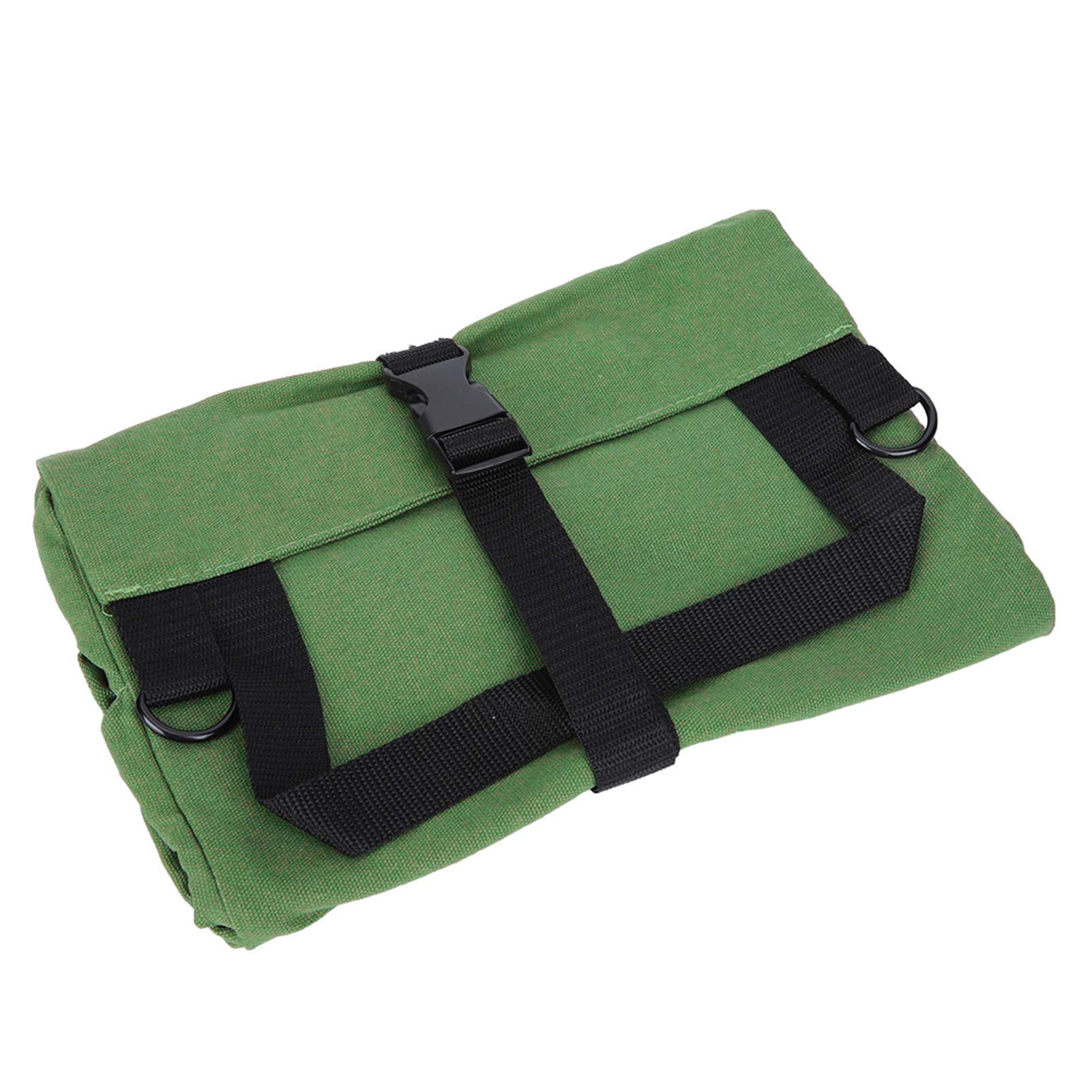 Durable Canvas Tool Bag for Knives & Screwdrivers - Heavy Duty Organizer for Electricians, Plumbers & DIY Home Repair | Workshop, Job Site & Garage Storage Solution
