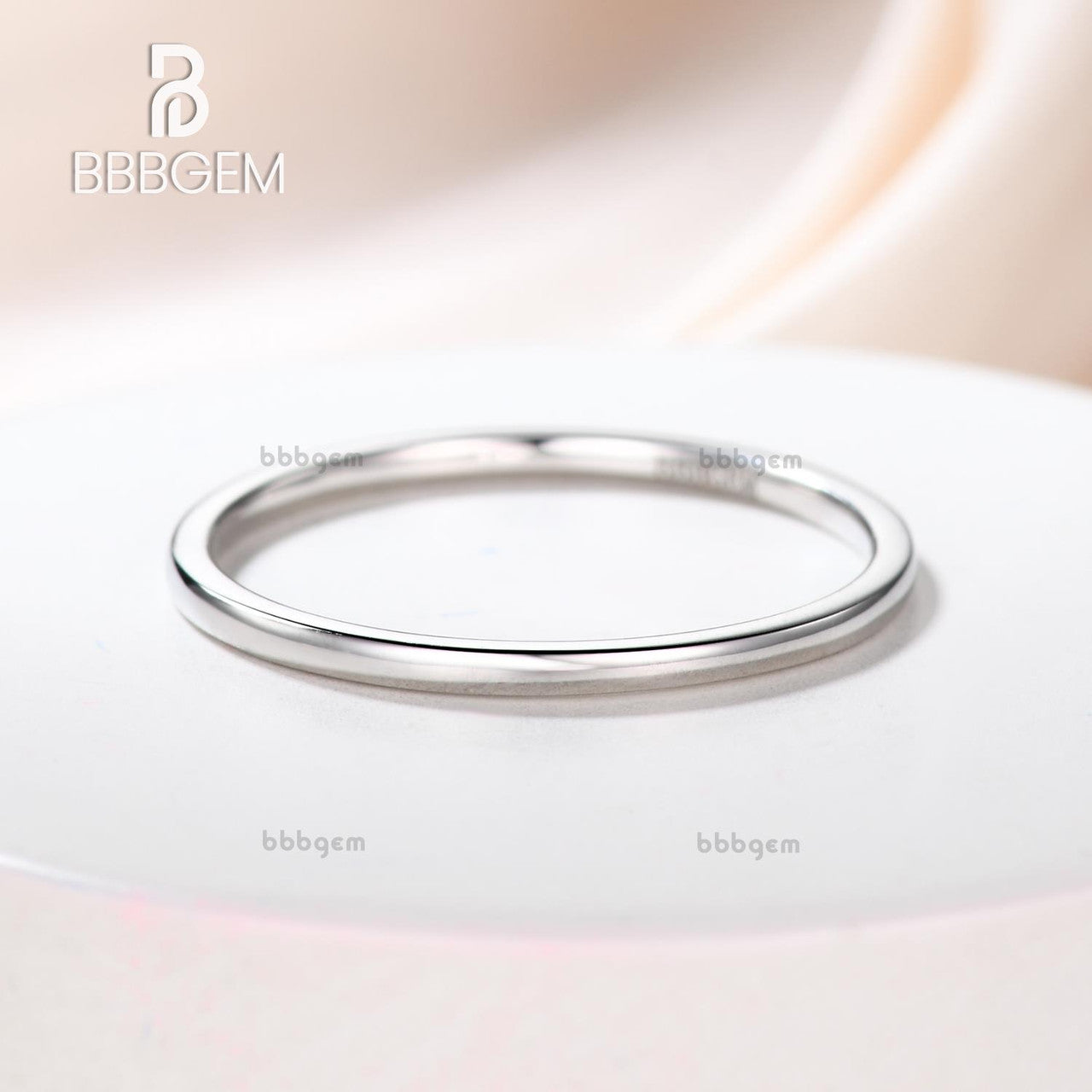 14K Gold Plain Wedding Ring for Women & Men – Infinity Eternity Band in White, Yellow, Rose Gold – Perfect Anniversary Gift & Matching Wedding Band for Couples – Ideal for Proposals, Vows Renewal & Special Occasions
