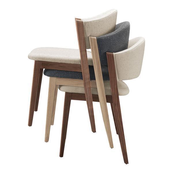 Goncalo Campos Caravela Chair by WeWood - Sustainable Wooden Dining Chair for Modern Home & Office - Perfect for Dining Rooms, Kitchens, and Workspaces