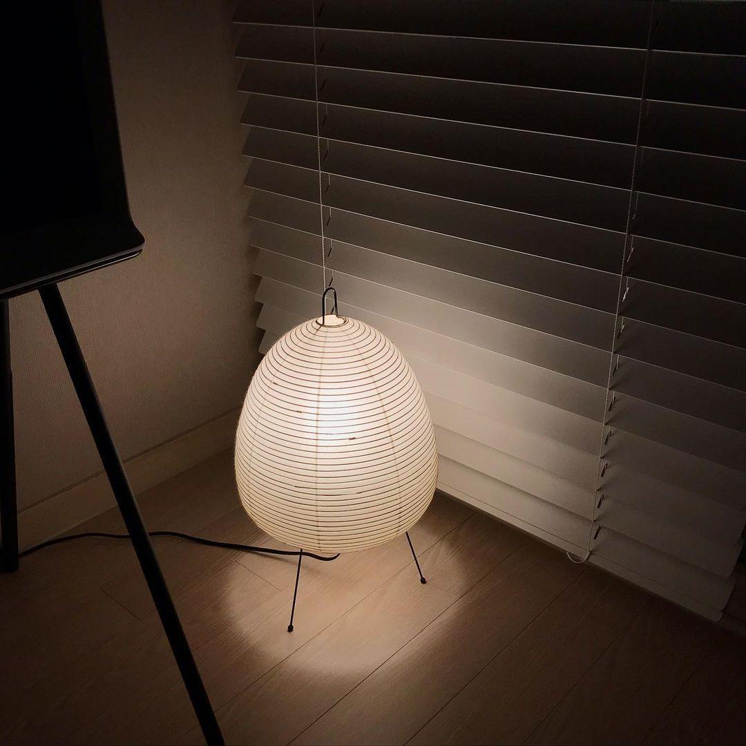 Akari Paper Table Lamp - Handmade Japanese Shoji Style Lighting for Bedroom, Living Room & Office - Warm Ambient Light for Relaxation & Decor