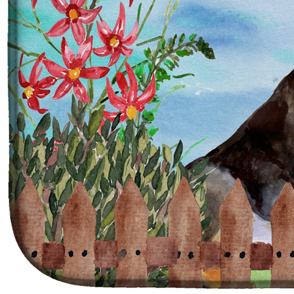 Miniature Pinscher Dish Drying Mat - Absorbent Kitchen Counter Pad (14x21