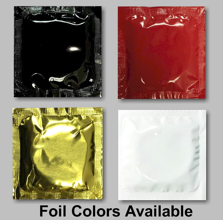 Premium Color Printed Foil Wrapper Condoms - Ultra Thin & Safe Protection for Romantic Nights & Travel