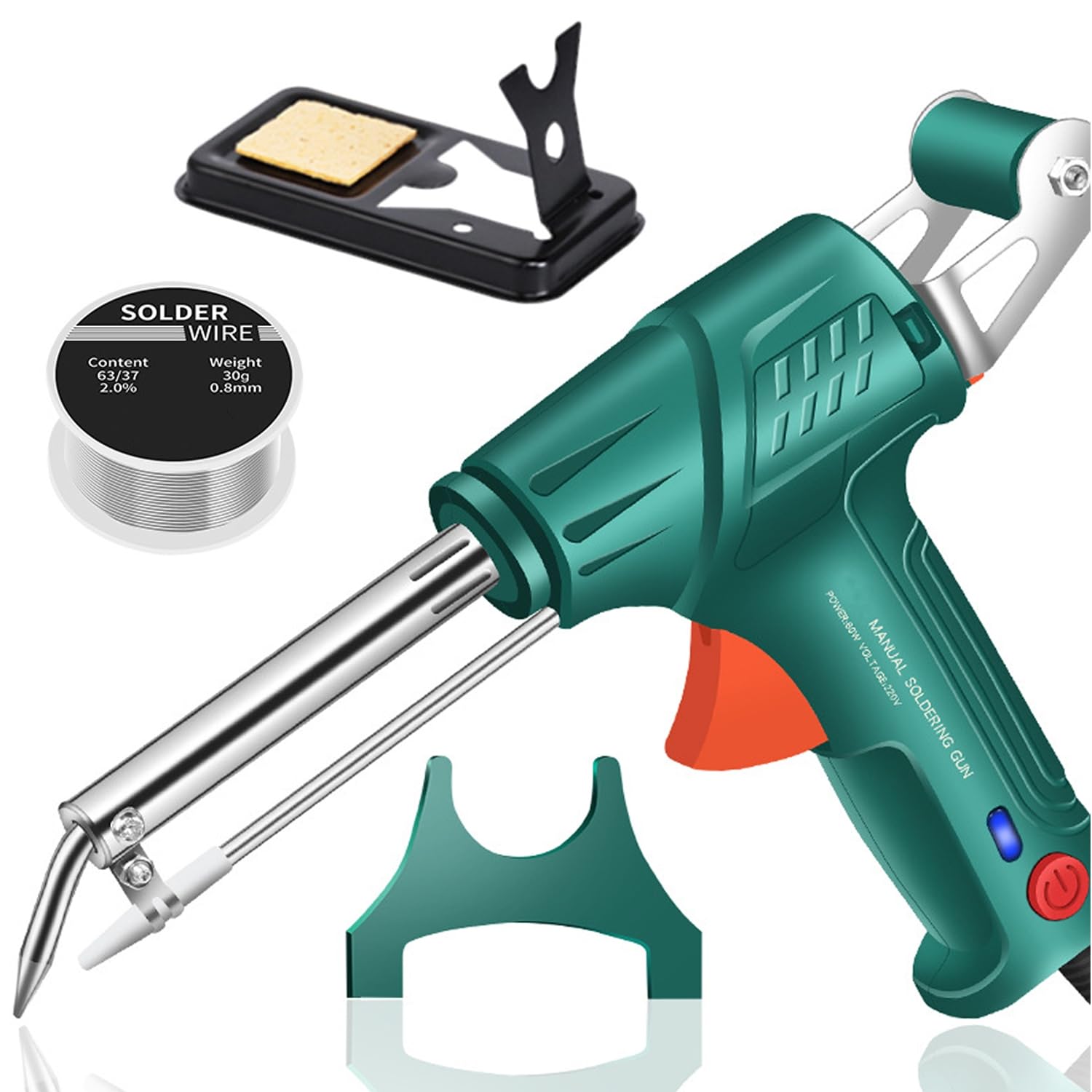 60W Industrial Laser Welding Tool Kit - Multi-Function Soldering Iron & External Heating Soldering Gun Set (3-Piece) for Electronics Repair, Metal Joining & DIY Projects - Professional Auto Soldering Equipment for Home & Workshop Use