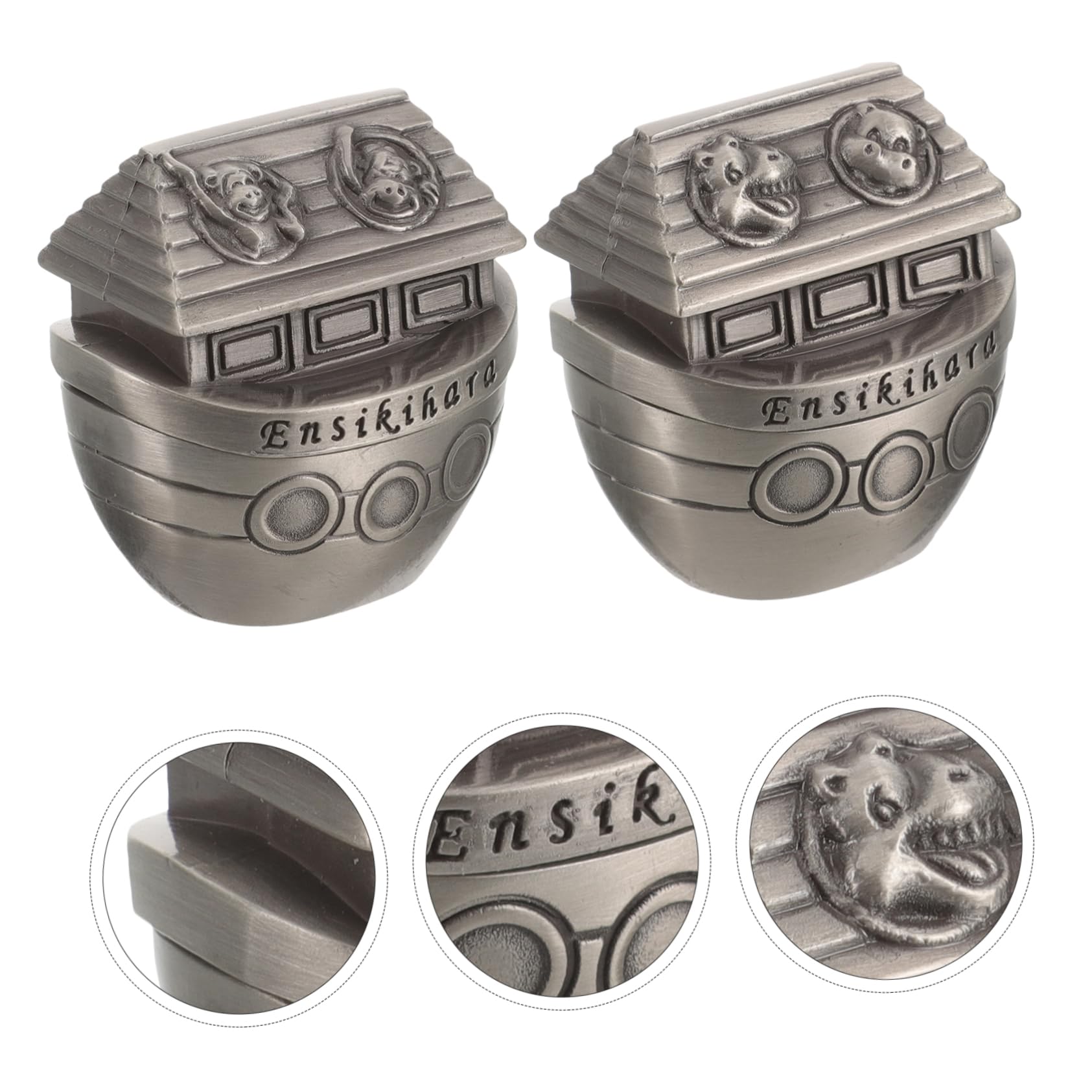 WESIEVYA Baby Teeth Organizer Box - Metal Keepsake Storage for First Tooth & Small Jewelries | Perfect for Memory Preservation & Gift Giving