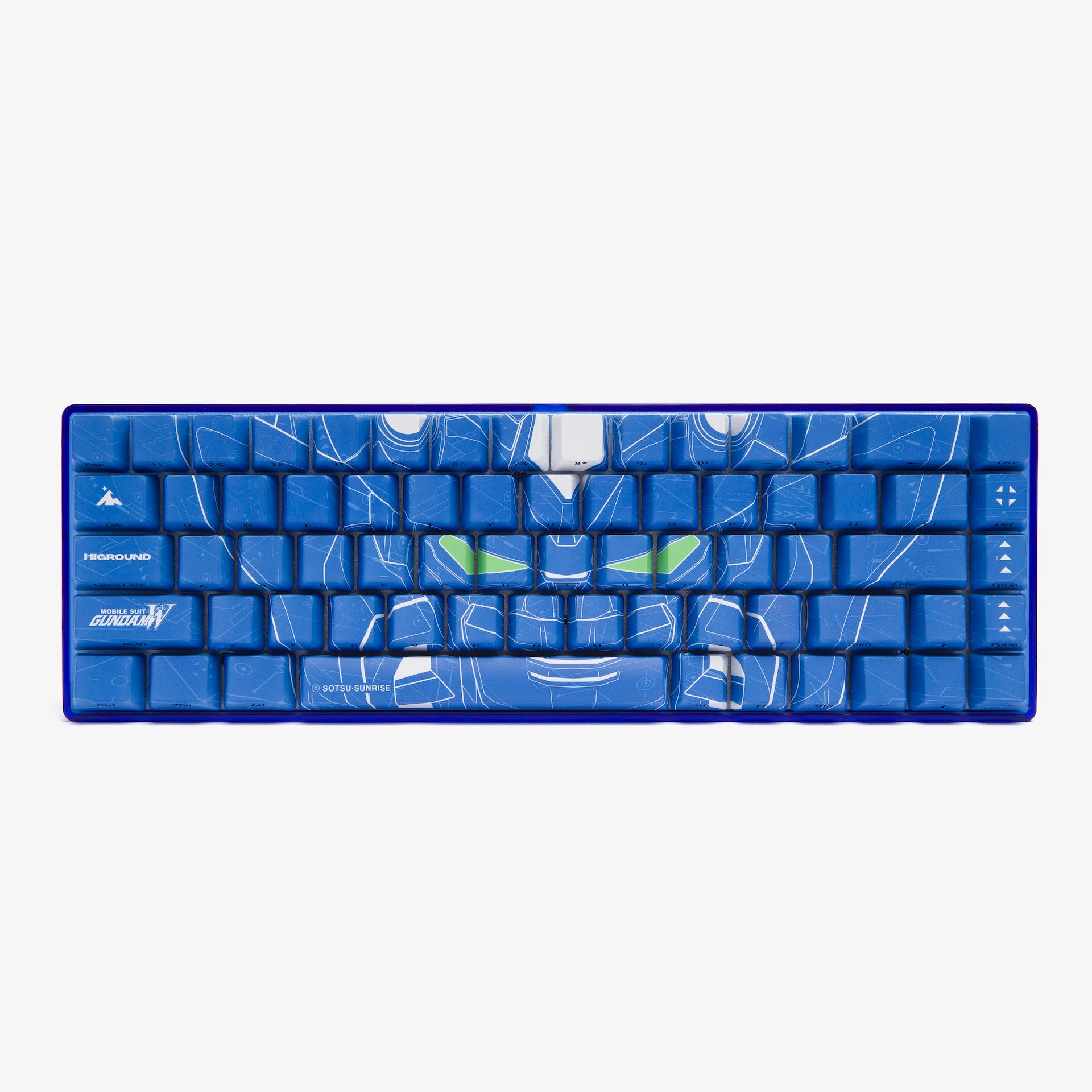 Premium Gundam 68 Keycaps Set - Admiral Blue Mechanical Keyboard Keycaps for Gaming & Typing | Compatible with MX Switches | Perfect for PC Gamers & Mechanical Keyboard Enthusiasts