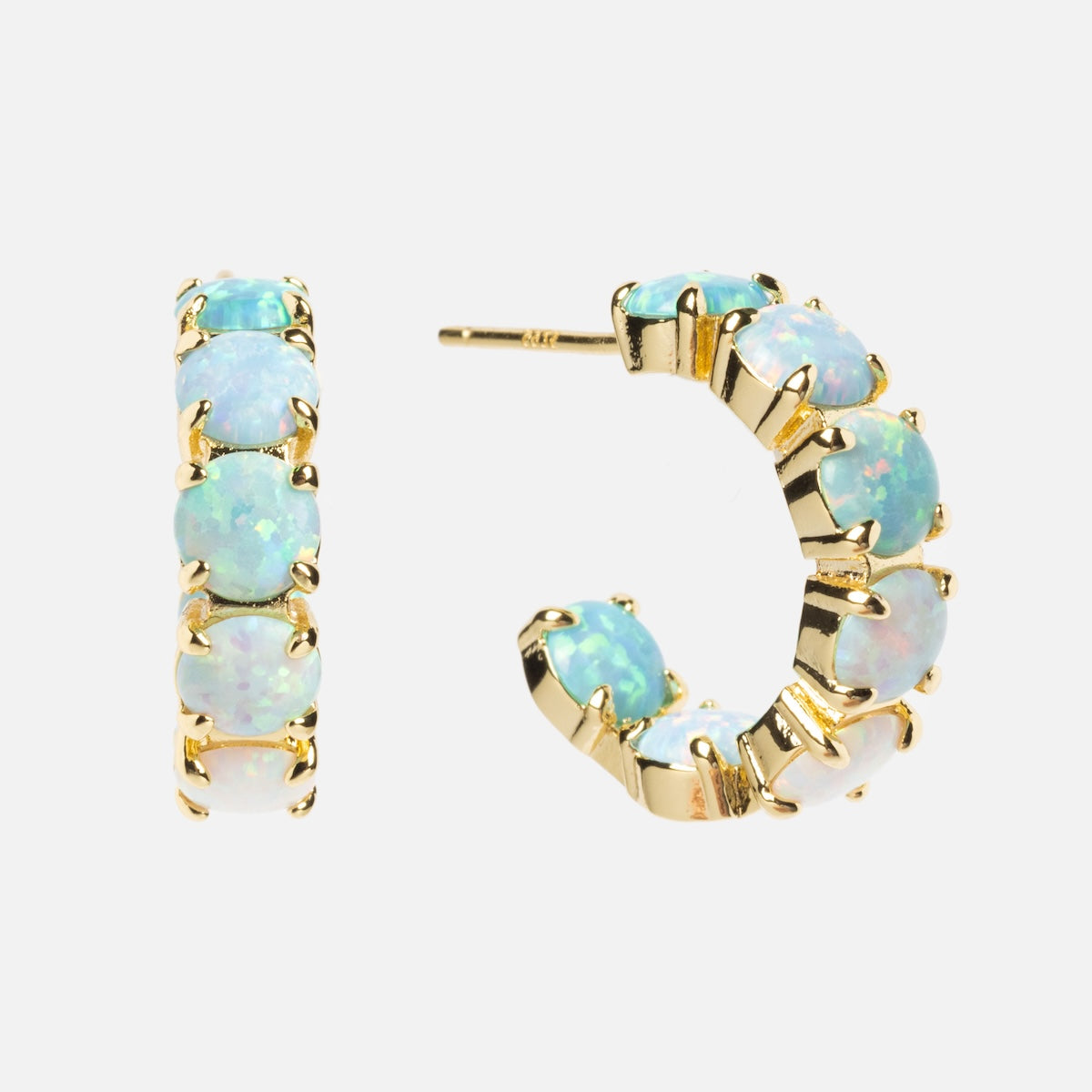 Oh She Fancy Ombre Hoop Earrings for Women - Trendy Gradient Color Dangle Hoops - Perfect for Parties, Weddings & Everyday Wear