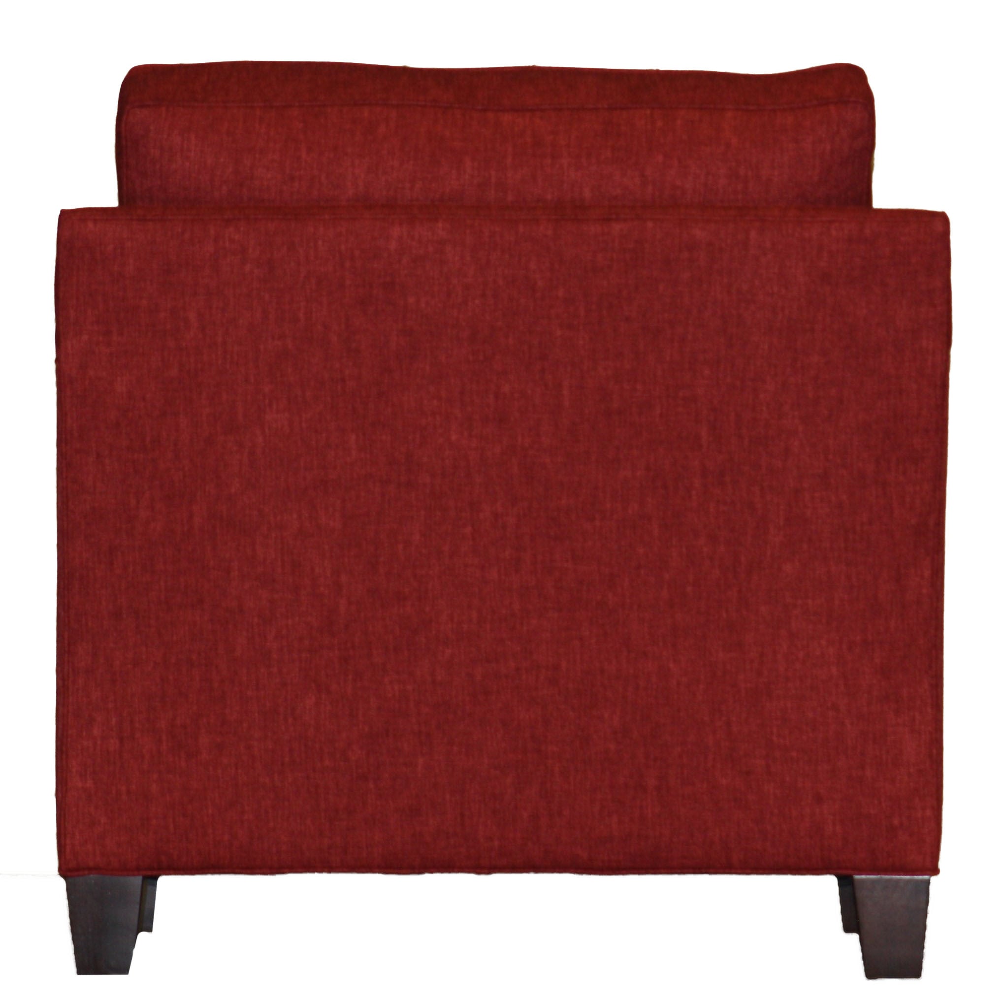 Non-Toxic Custom Tailored Chair with Narrow Track Arms - Showroom Model for Home Office, Living Room & Waiting Areas