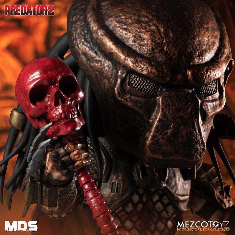 Predator 2 Mezco Designer Series Deluxe Action Figure - Collectible Movie Character Model for Display & Gifts - Perfect for Fans, Collectors & Home Decor