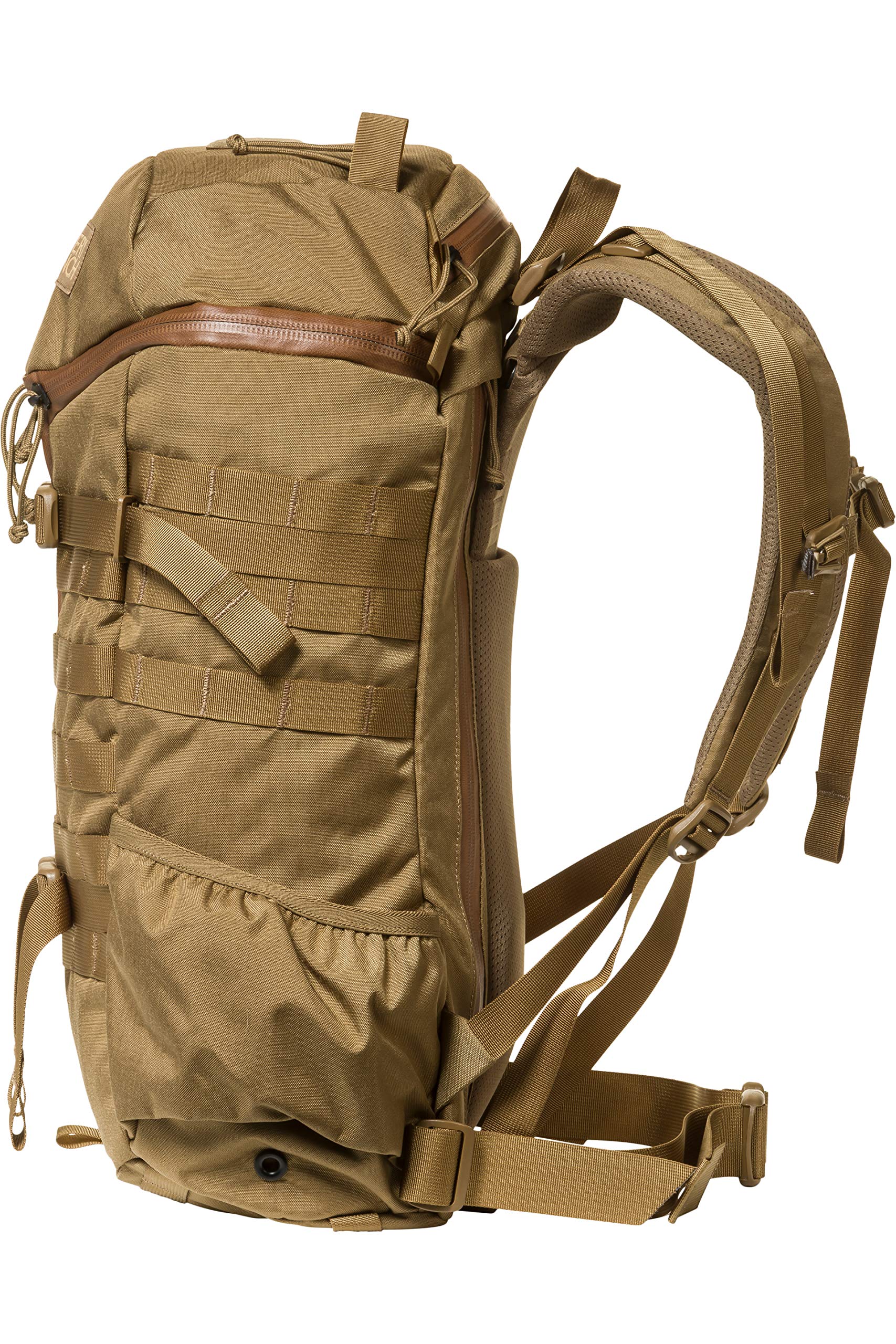 Mystery Ranch 2-Day Tactical Backpack - Durable Molle Hiking Pack for Outdoor Adventures, Coyote Brown, SM/MD Size - Perfect for Camping, Hiking & Military Use