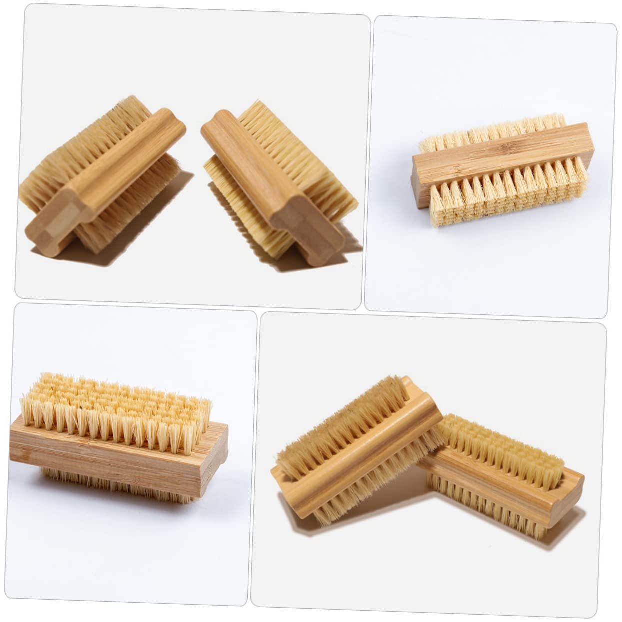 **Healeved Double-Sided Bamboo Nail Brush – Small & Portable for Easy Storage – Perfect for Home, Travel & Nail Salons – Gentle Cleaning for Healthy Nails**    *(Use Case: Ideal for daily nail hygiene, travel grooming kits, professional salon use, and eco-friendly personal care.)*