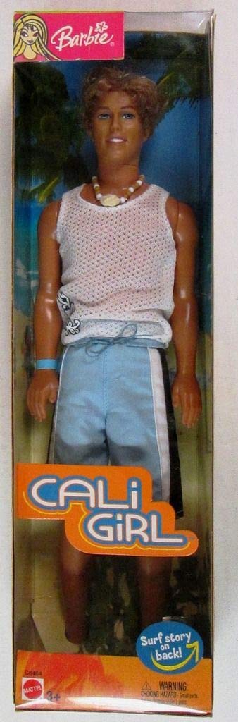 Barbie Cali Girl Ken Doll - Fashion Doll with Beach Style Outfit - Perfect for Collectors, Playtime & Themed Parties