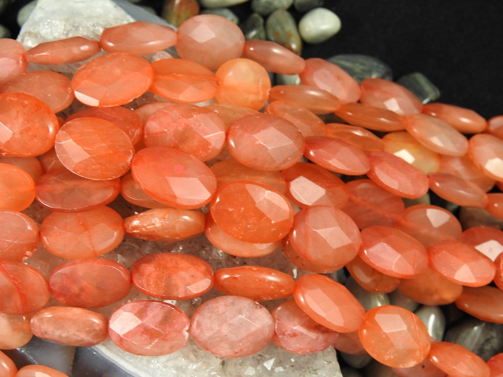 Premium AAA Grade Cherry Quartz Faceted Bead Strands - 15 Inch Gemstone Beads for Jewelry Making, DIY Bracelets & Necklaces - Healing Crystal Beads for Meditation & Energy Work