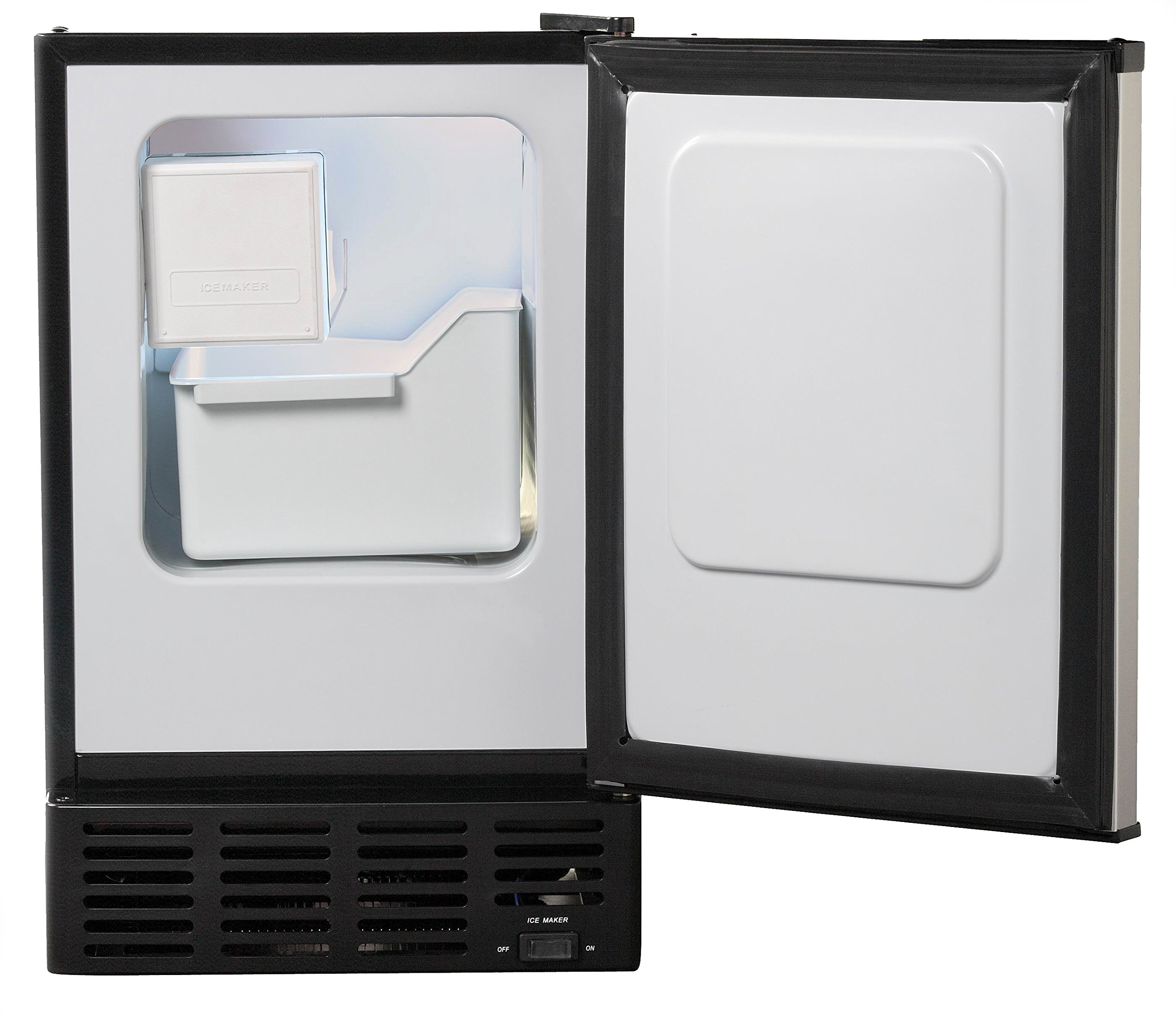 SPT IM-150USAA 150W Stainless Steel Undercounter Ice Maker with Freezer - No Drain Required, 26Lbs Daily Output - Perfect for Home Bars, Restaurants & Office Break Rooms