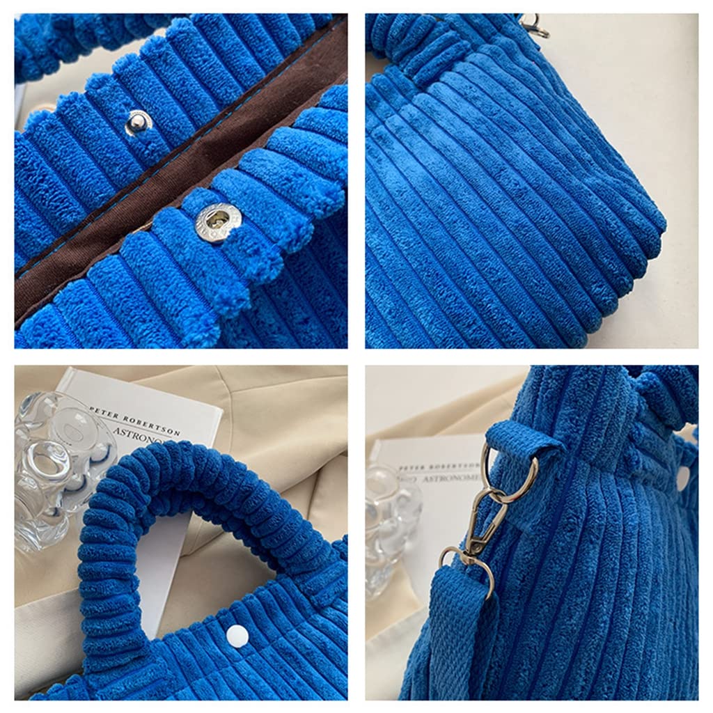 Women's Corduroy Crossbody Bag - Small Shoulder Bag Purse for Daily Use, Casual Tote & Messenger Handbag - Perfect for Work, Travel, Shopping & Outings