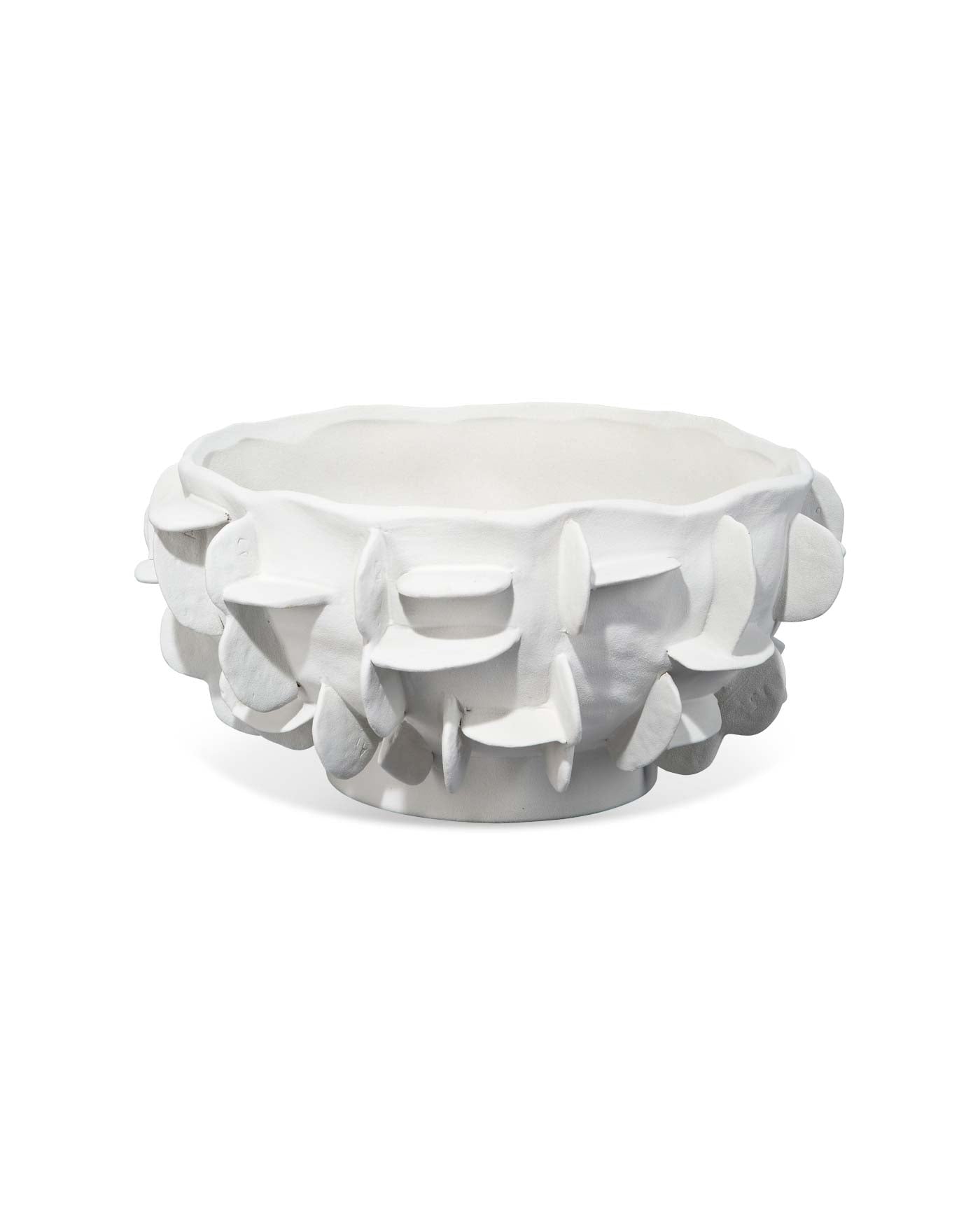 Helios White Ceramic Bowl - Elegant & Durable Serving Bowl for Salads, Soups, and Desserts - Perfect for Dining, Entertaining, and Home Decor