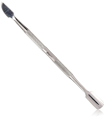 Princess Care Solo SS Nail Cuticle Pusher & Pterygium Remover - Professional Stainless Steel Manicure Tool (0.7 oz, Pack of 12) - Perfect for Salon, Home Nail Care & DIY Manicures