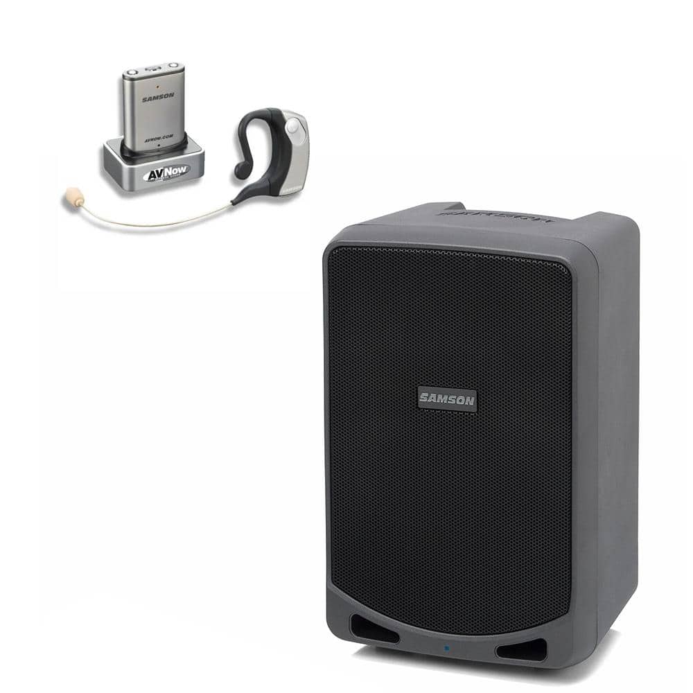 Samson XP106W Portable Bluetooth Speaker with AirLine Micro Wireless Microphone System - Perfect for Outdoor Events, Karaoke Parties & Live Performances