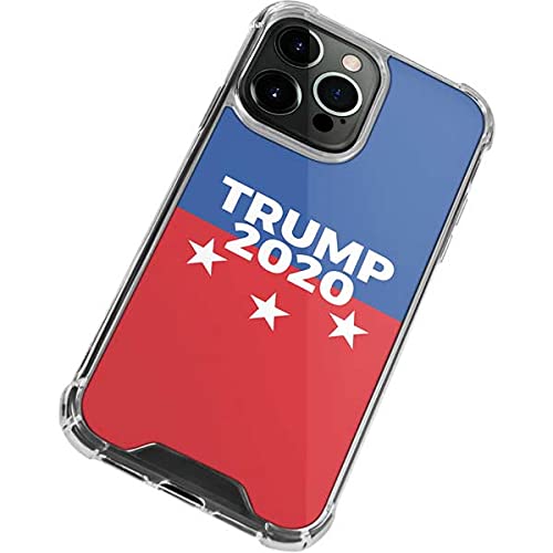 Skinit Clear Protective Phone Case for iPhone 13 Pro - Trump 2020 Design | Slim Scratch-Resistant Cover | Perfect for Everyday Use, Travel & Political Supporters