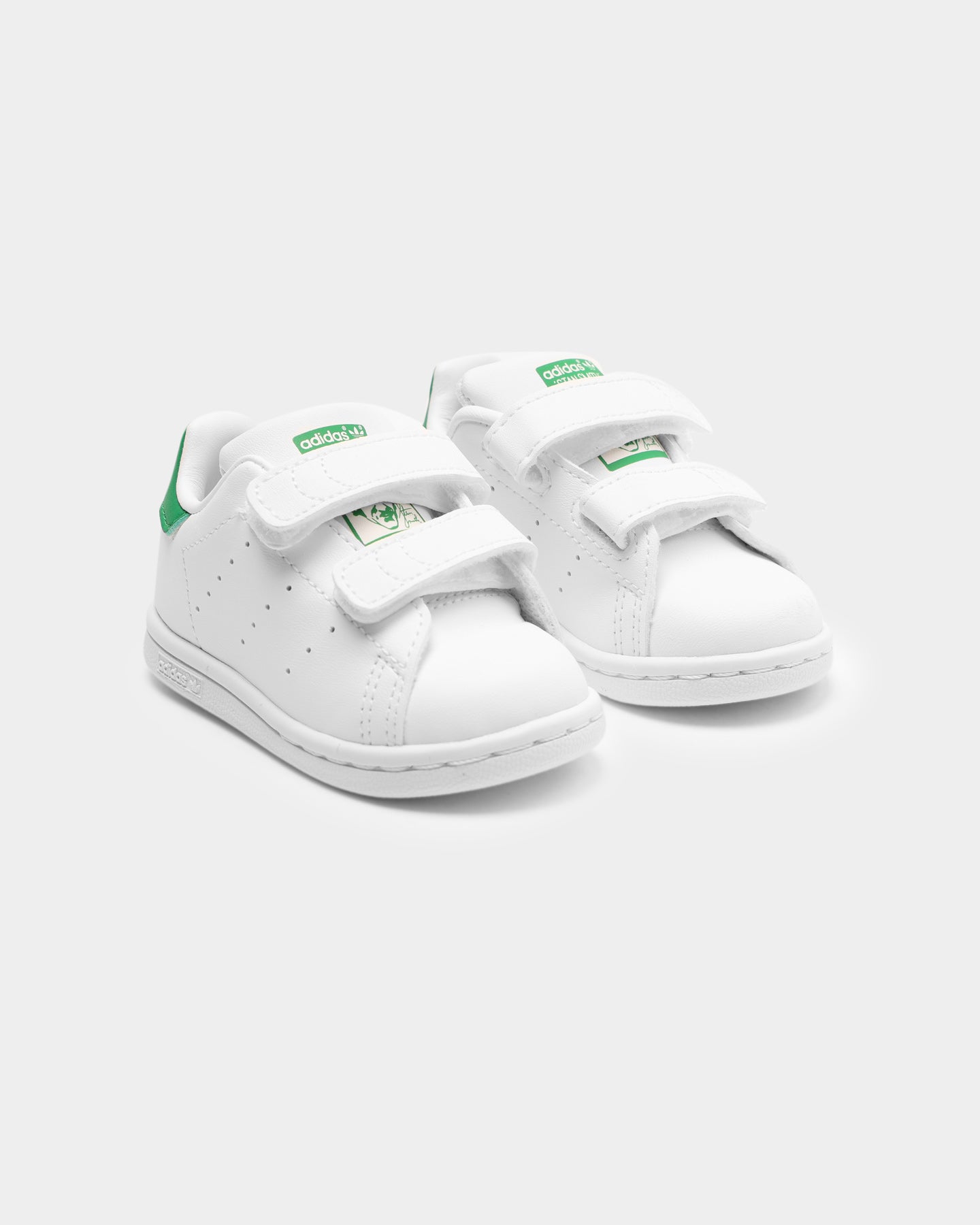 Adidas Stan Smith Kids Sneakers - Cloud White & Green | Comfortable & Stylish Toddler Shoes for Playground, School & Everyday Wear
