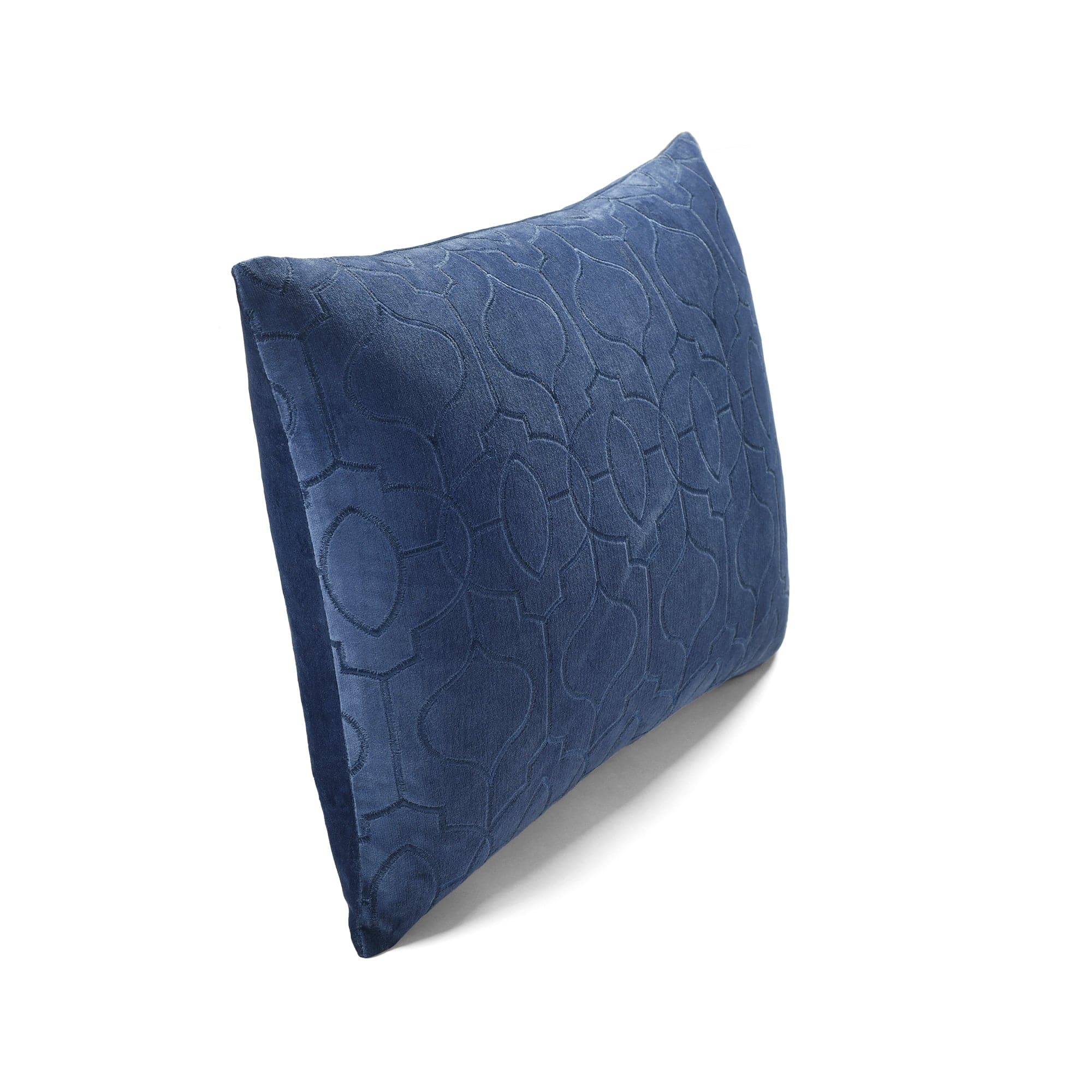 Velvet Geo Decorative Pillow Cover - Modern Geometric Throw Pillow Case for Sofa, Bed & Home Decor - Soft Luxury Cushion Cover for Living Room, Bedroom