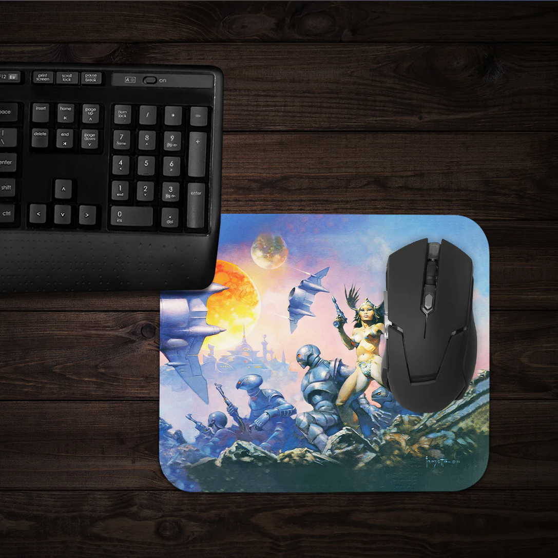 Dawn Attack Gaming Mouse Pad - Large Non-Slip Rubber Base, Smooth Surface for Precision Control - Perfect for PC, Laptop, Office & Esports Gaming