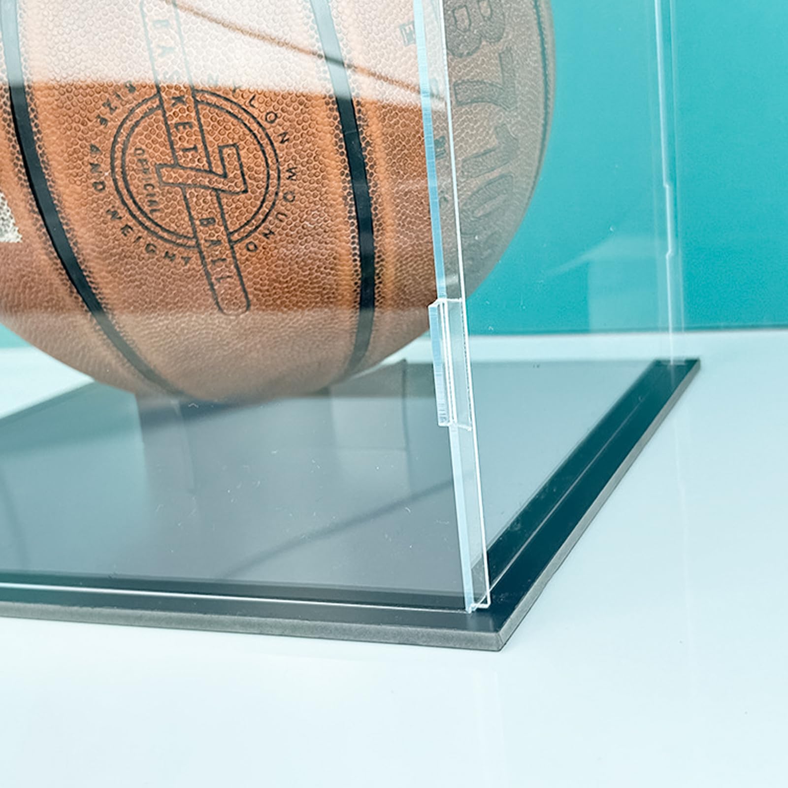 Acrylic Basketball Display Case - Clear Basketball Holder Box for Collectibles & Memorabilia | Perfect for Sports Fans, Home Decor, and Trophy Showcase