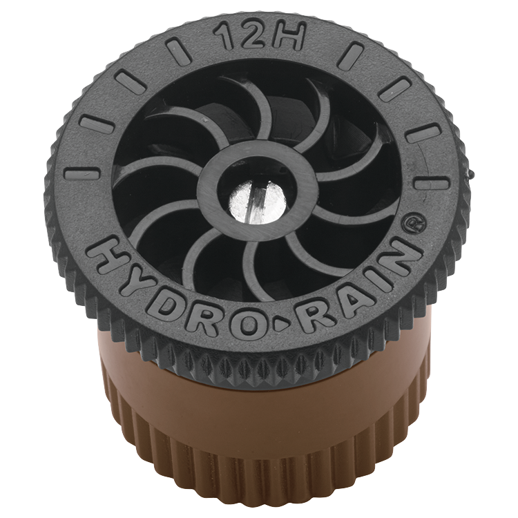Hydro Rain HRN 100 12H 12' Half Arc Spray Nozzle with Filter Screen - Perfect for Lawn Irrigation, Garden Watering, and Agricultural Spraying