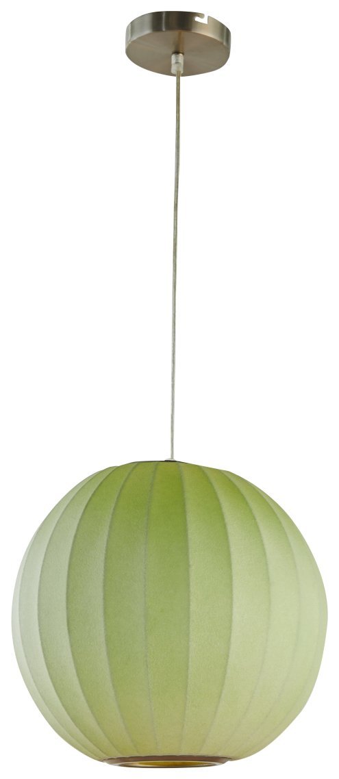 Legion Furniture LM10906-13GR Modern Green Glass Pendant Lamp - Elegant Dining Room Lighting, Kitchen Island Hanging Light, Bedroom Ceiling Fixture